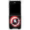 Marvel Captain America Star Shield Galaxy Z Flip6 Clear Case